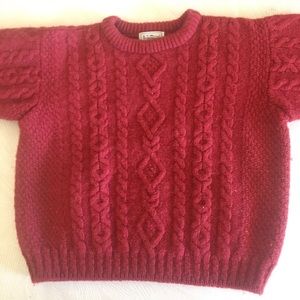 LL Bean Cable knit heavy sweater